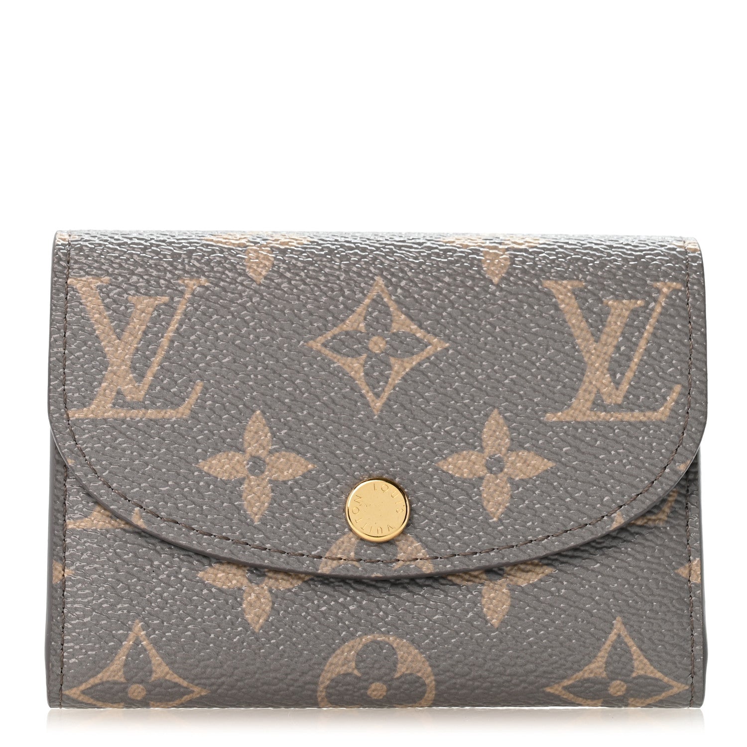 Louis Vuitton Monogram Rosalie Coin Purse Trianon Gray 1 of 8