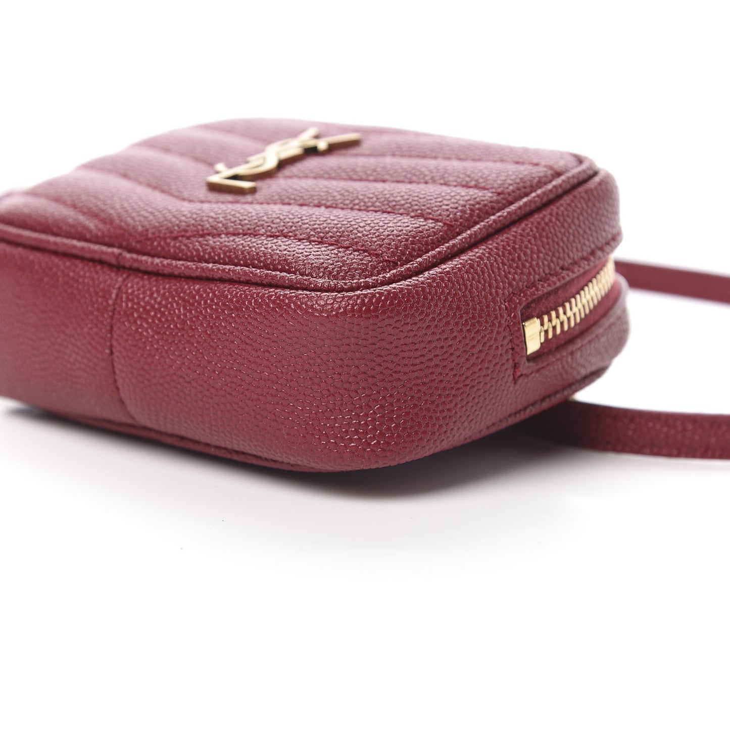 Grain De Poudre Matelasse Monogram Baby Lou Camera Bag Vinyle