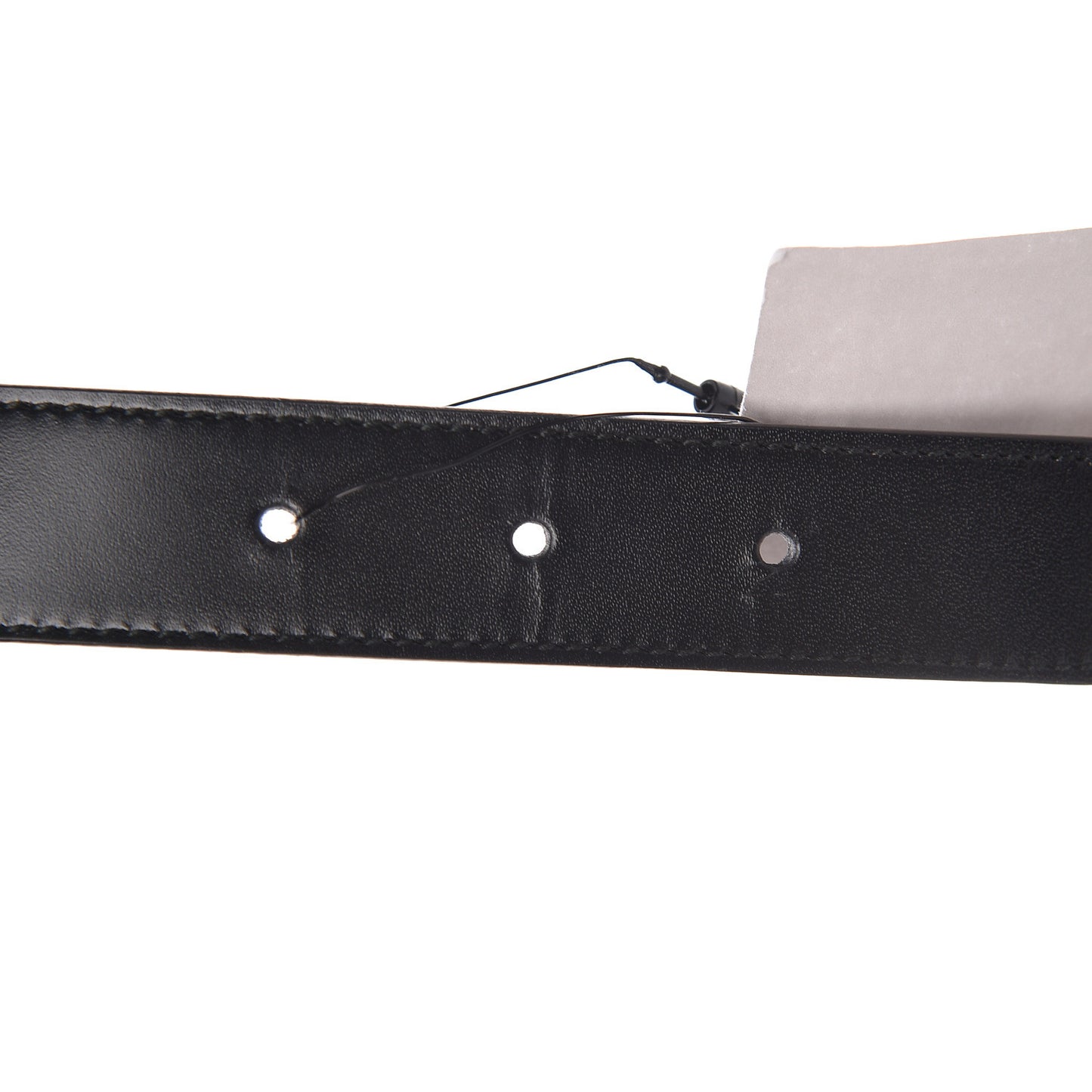 Calfskin Torchon Double G Chain 25mm Belt 85 34 Black