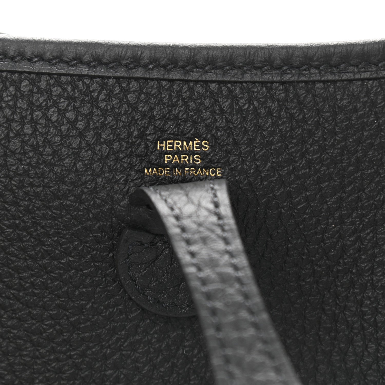 Hermes Taurillon Clemence Evelyne TPM Black 6 of 9