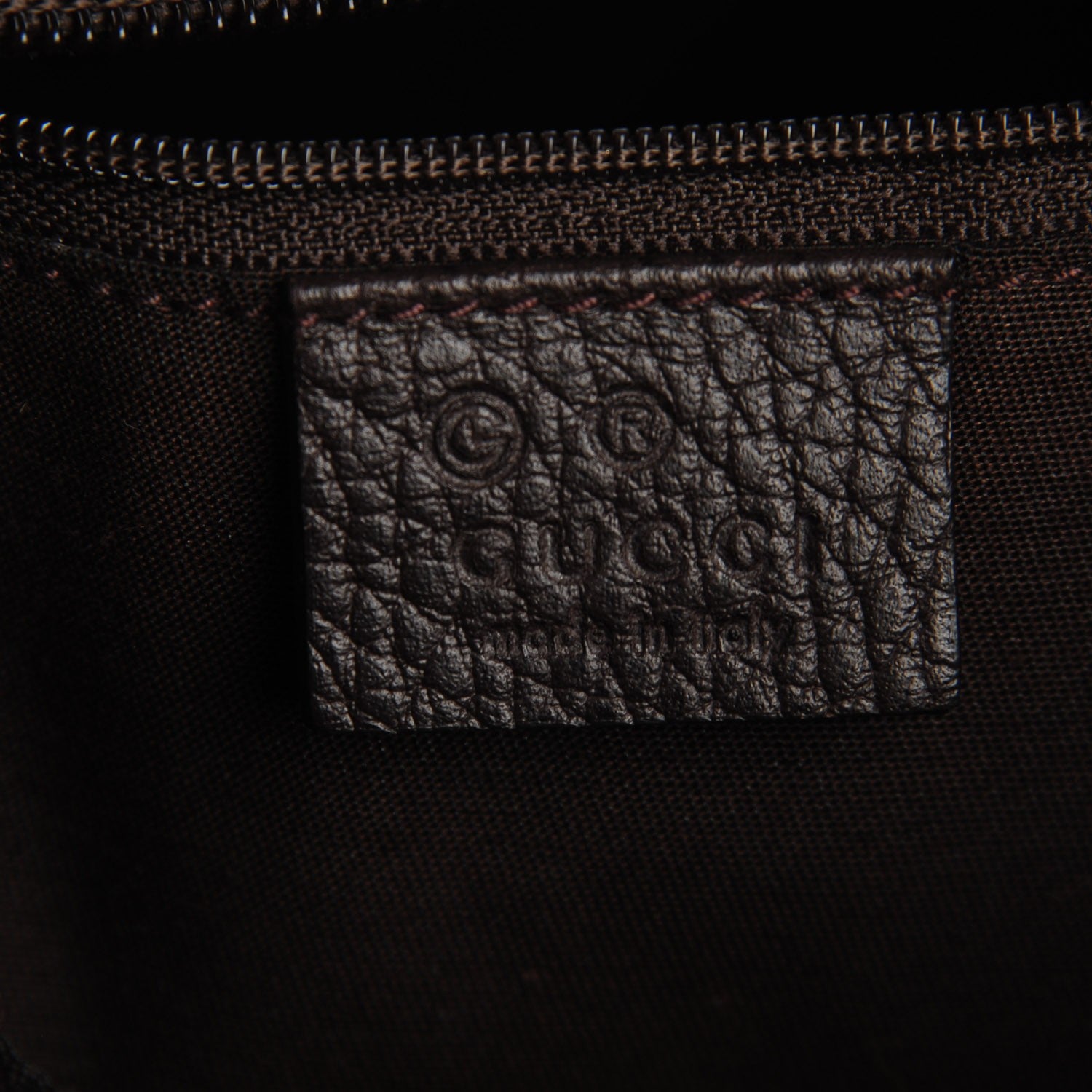 Gucci Crystal Monogram Hobo Dark Brown 6 of 8