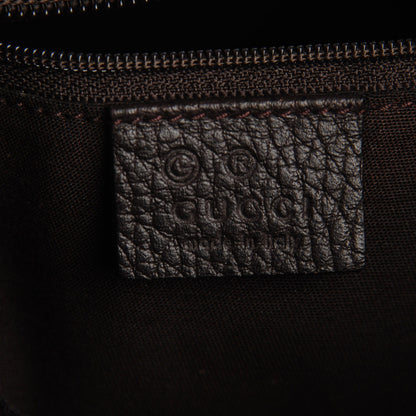 Gucci Crystal Monogram Hobo Dark Brown 6 of 8