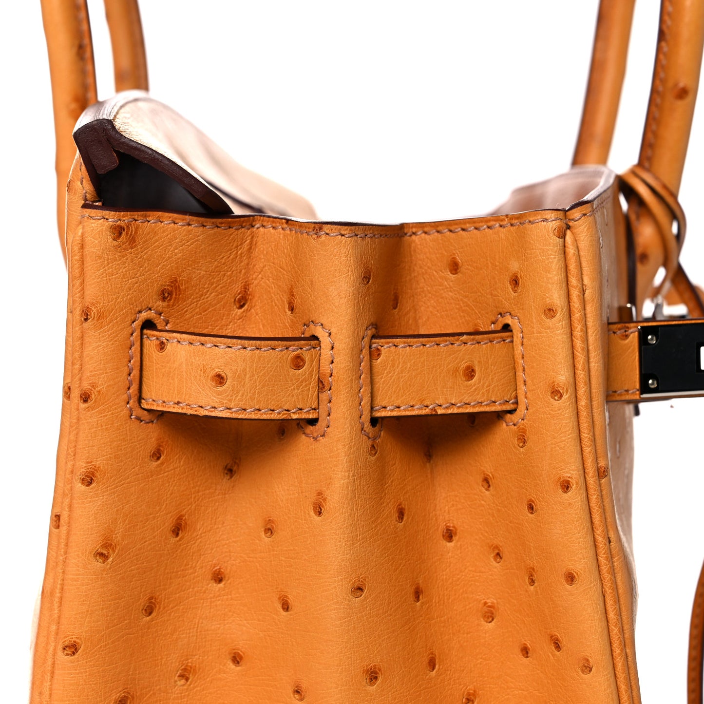Ostrich Birkin 30 Abricot