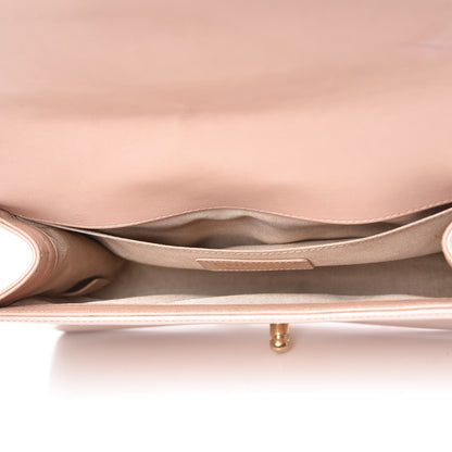 Chanel Patent Calfskin Quilted Medium Boy Flap Light Pink 5 of 15