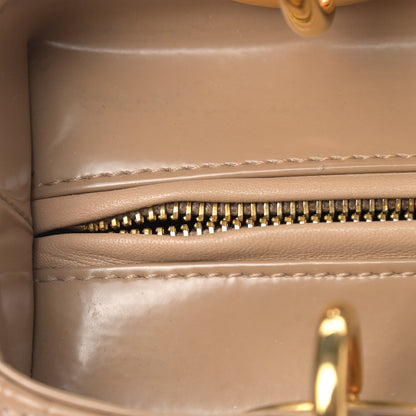 Christian Dior Patent Cannage Medium Lady Dior Brown 9 of 10