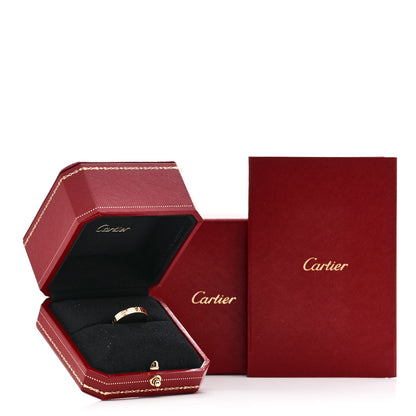 Cartier 18K Yellow Gold 3.5mm LOVE Wedding Band Ring 55 7.25 5 of 5