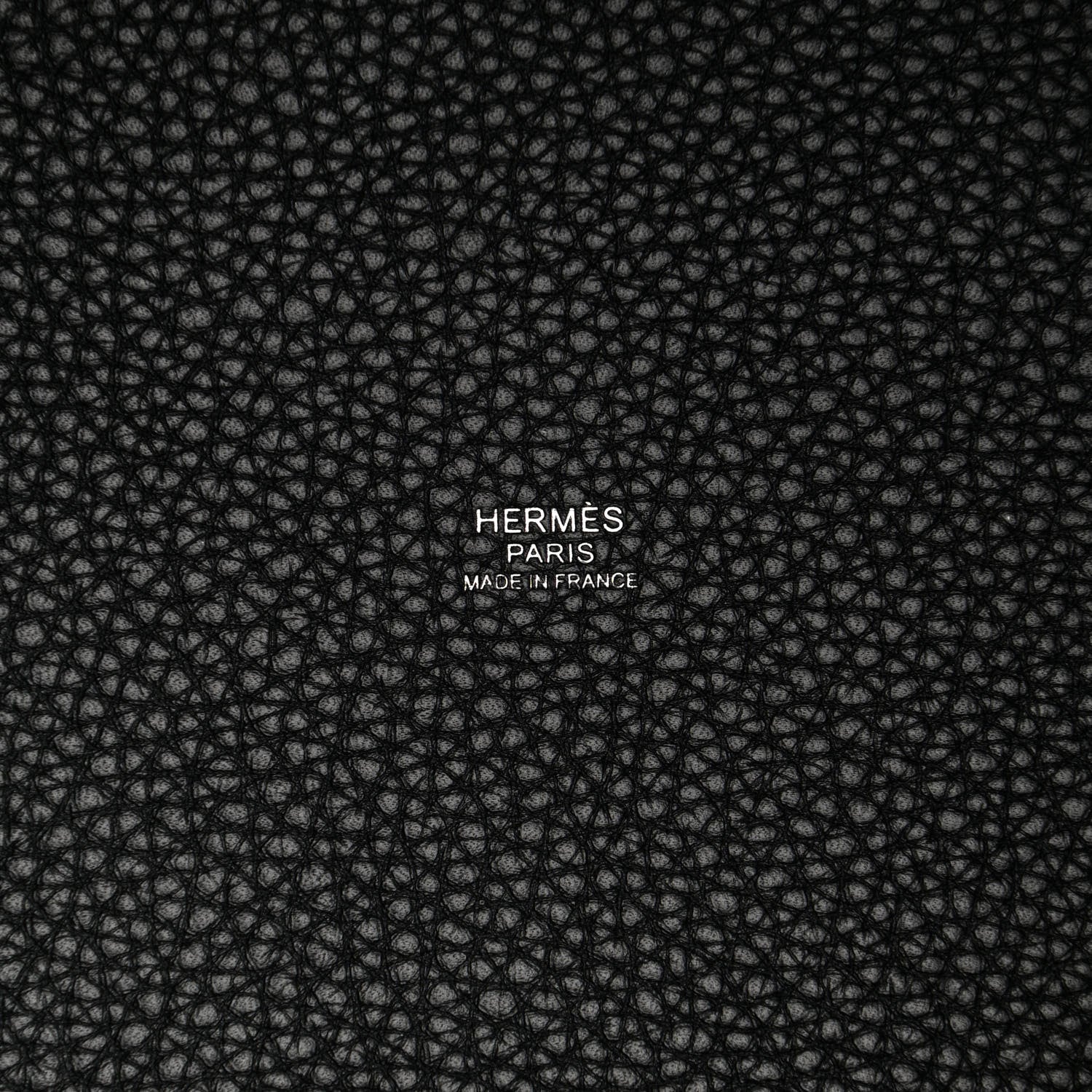 Hermes Taurillon Clemence Monochrome Picotin Lock 22 MM Black 6 of 11