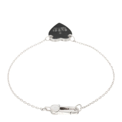 Gucci Sterling Silver Trademark Heart Bracelet 2 of 3