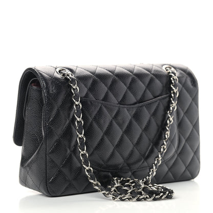 Chanel Caviar Quilted Medium Double Flap Black 3 of 16
