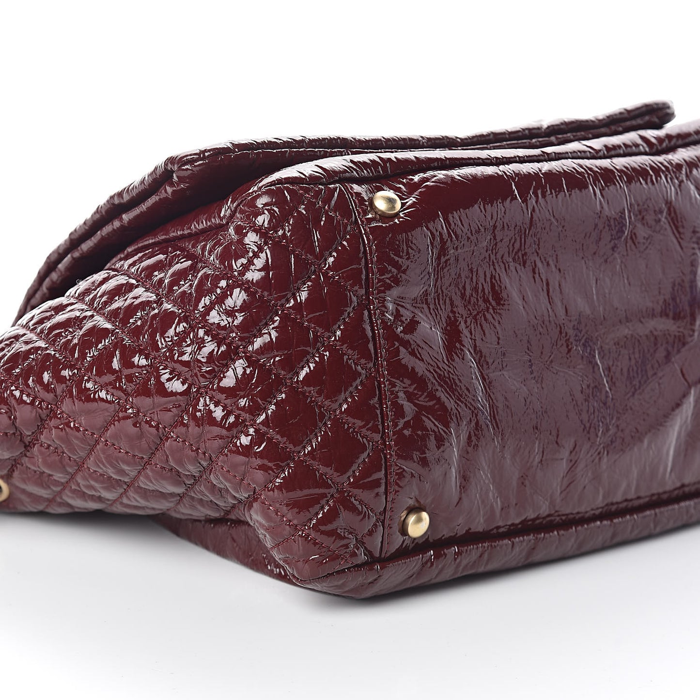 Vinyl Medium Rock and Chain Flap Bordeaux