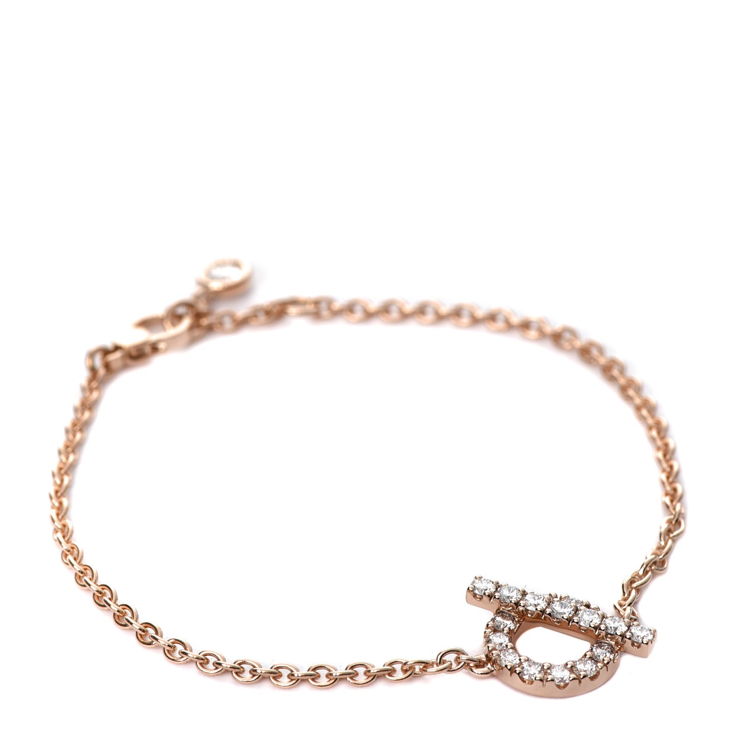 18K Rose Gold Diamond Finesse Bracelet SH