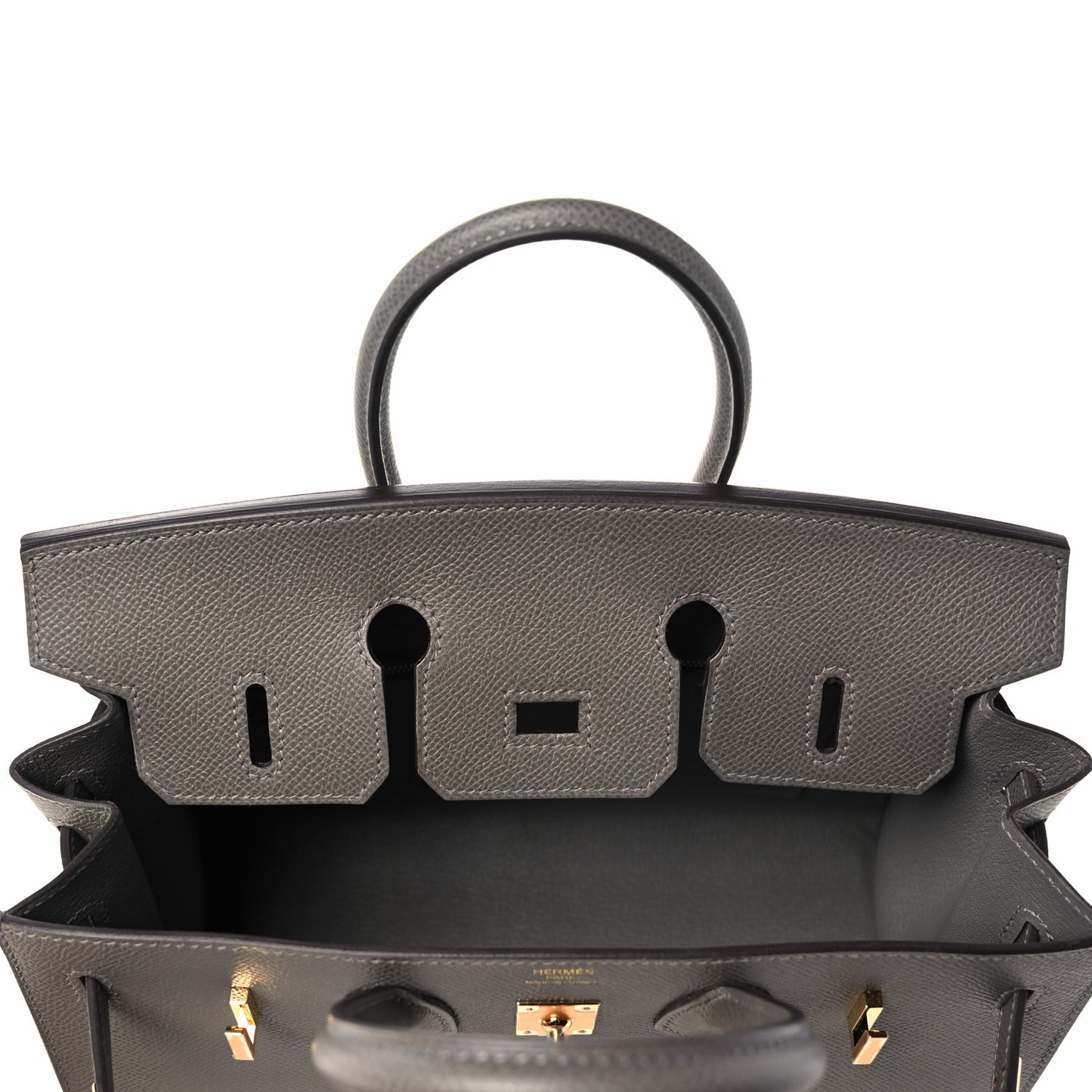 Epsom Birkin Sellier 25 Gris Meyer