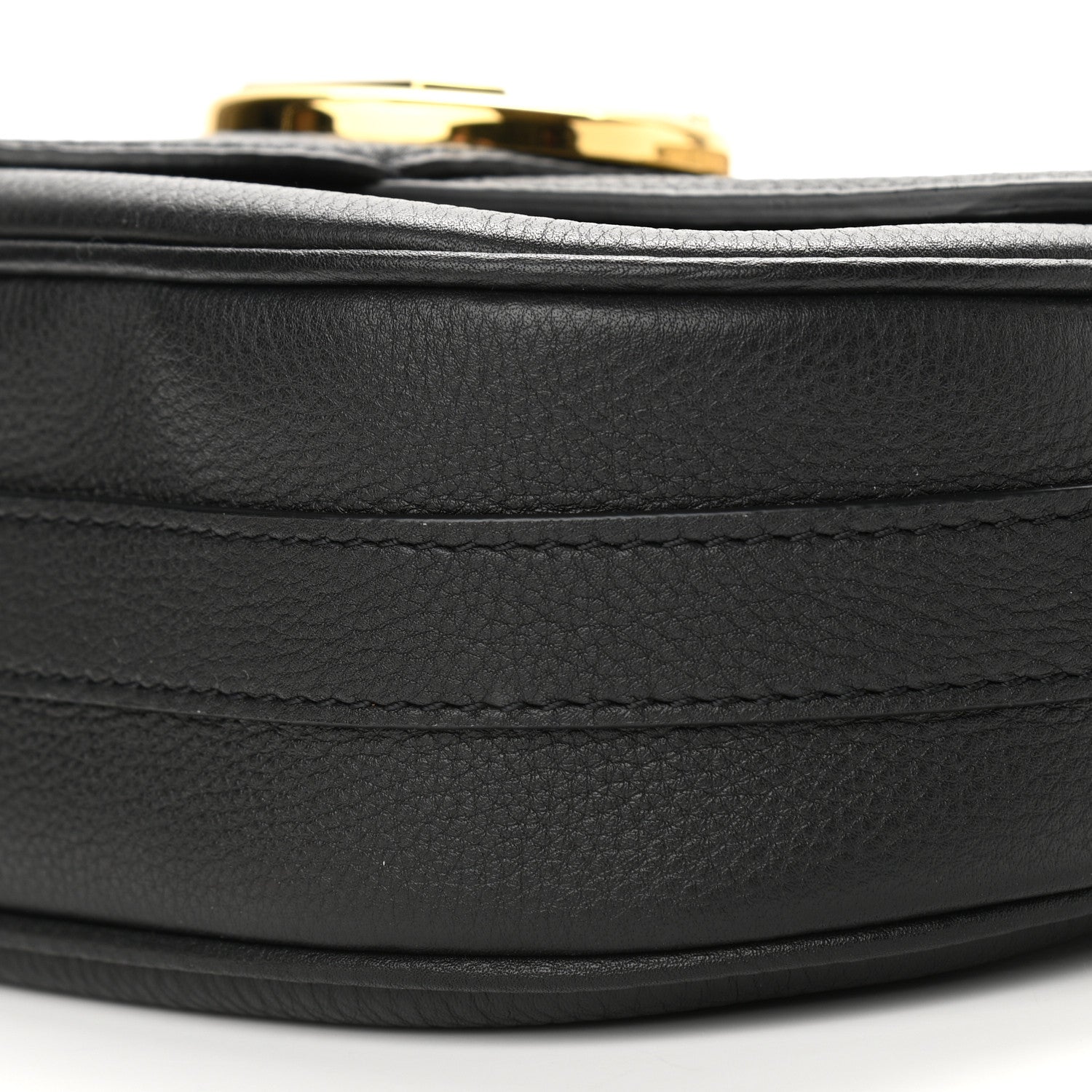 Louis Vuitton Grained Calfskin LV Pont 9 Soft MM Black 9 of 9