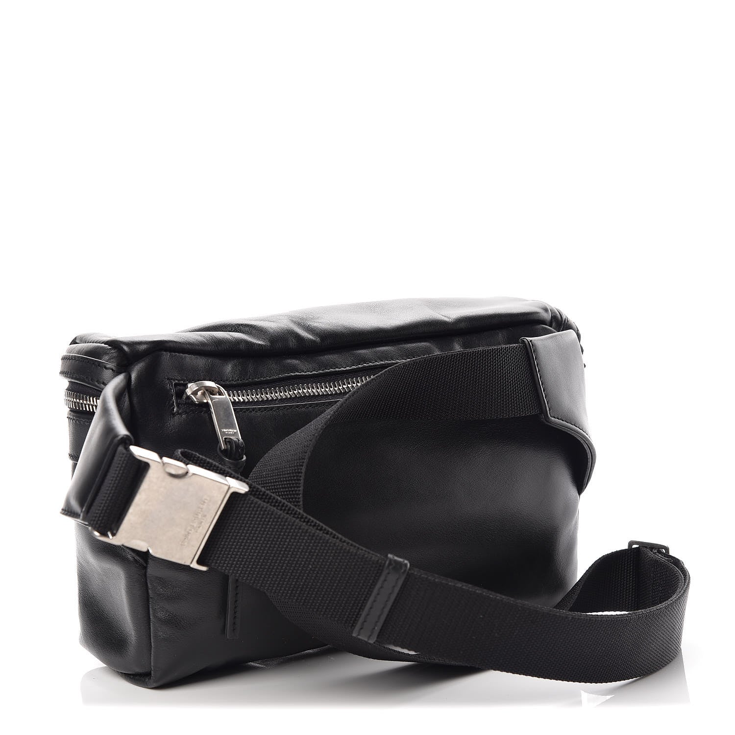 Saint Laurent Calfskin City Belt Bag Black 3 of 9