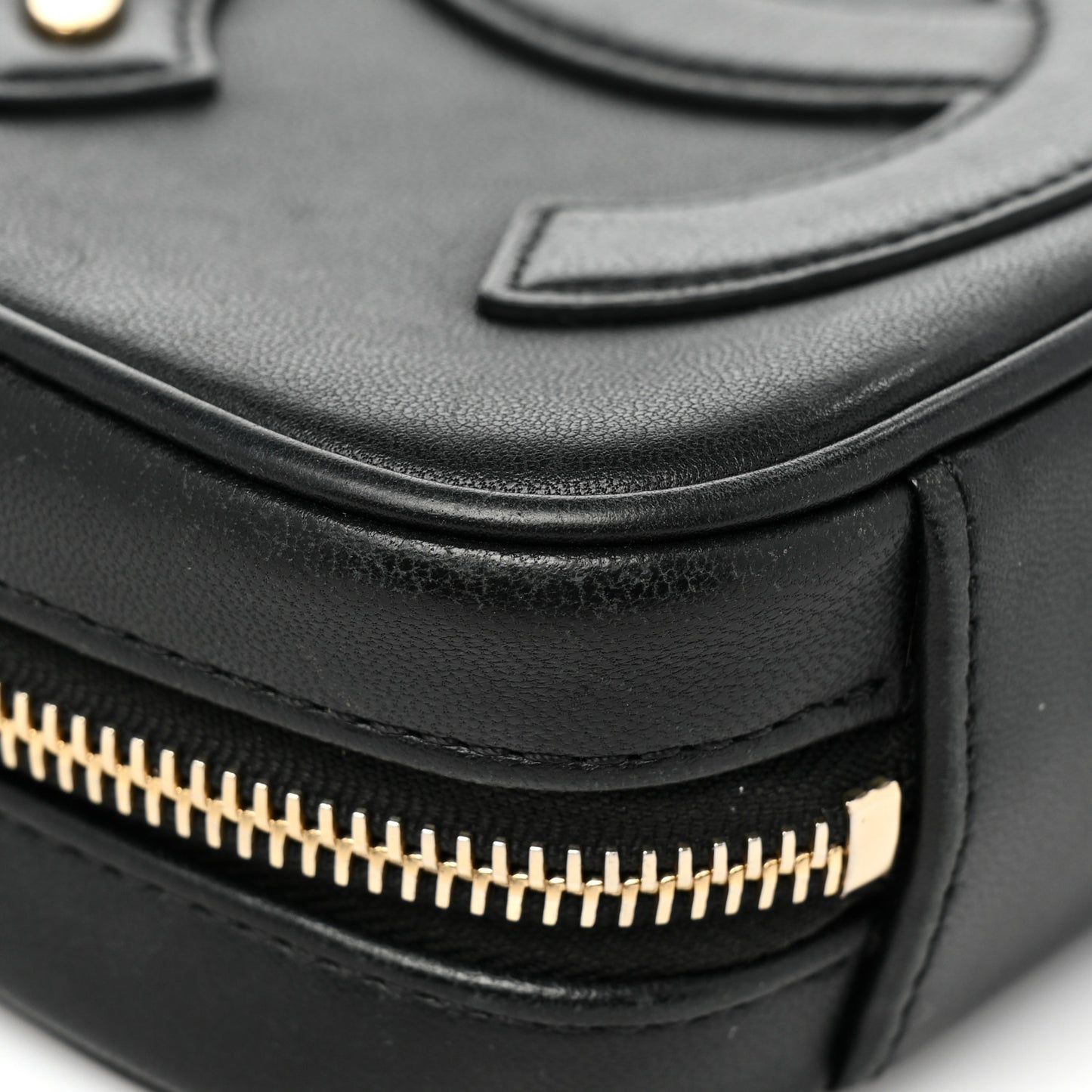 Calfskin CC Mania Camera Case Black