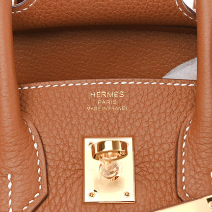Hermes Togo Birkin 25 Gold 6 of 11