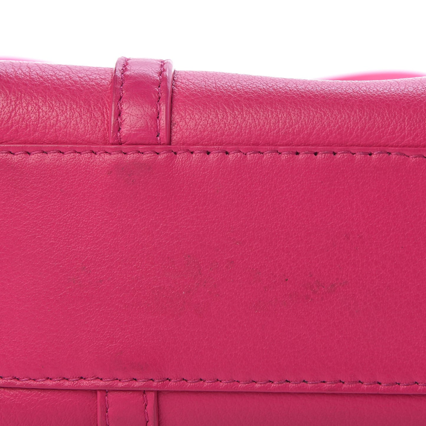 Calfskin XXS Everyday Tote Rose Magenta Black