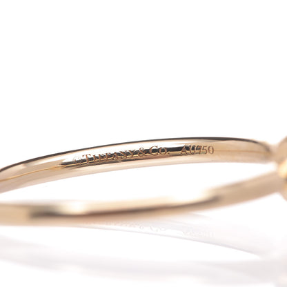 Tiffany 18K Yellow Gold .28ct Fancy Intense Yellow Diamond Bezet Oval Ring 54 7 5 of 6