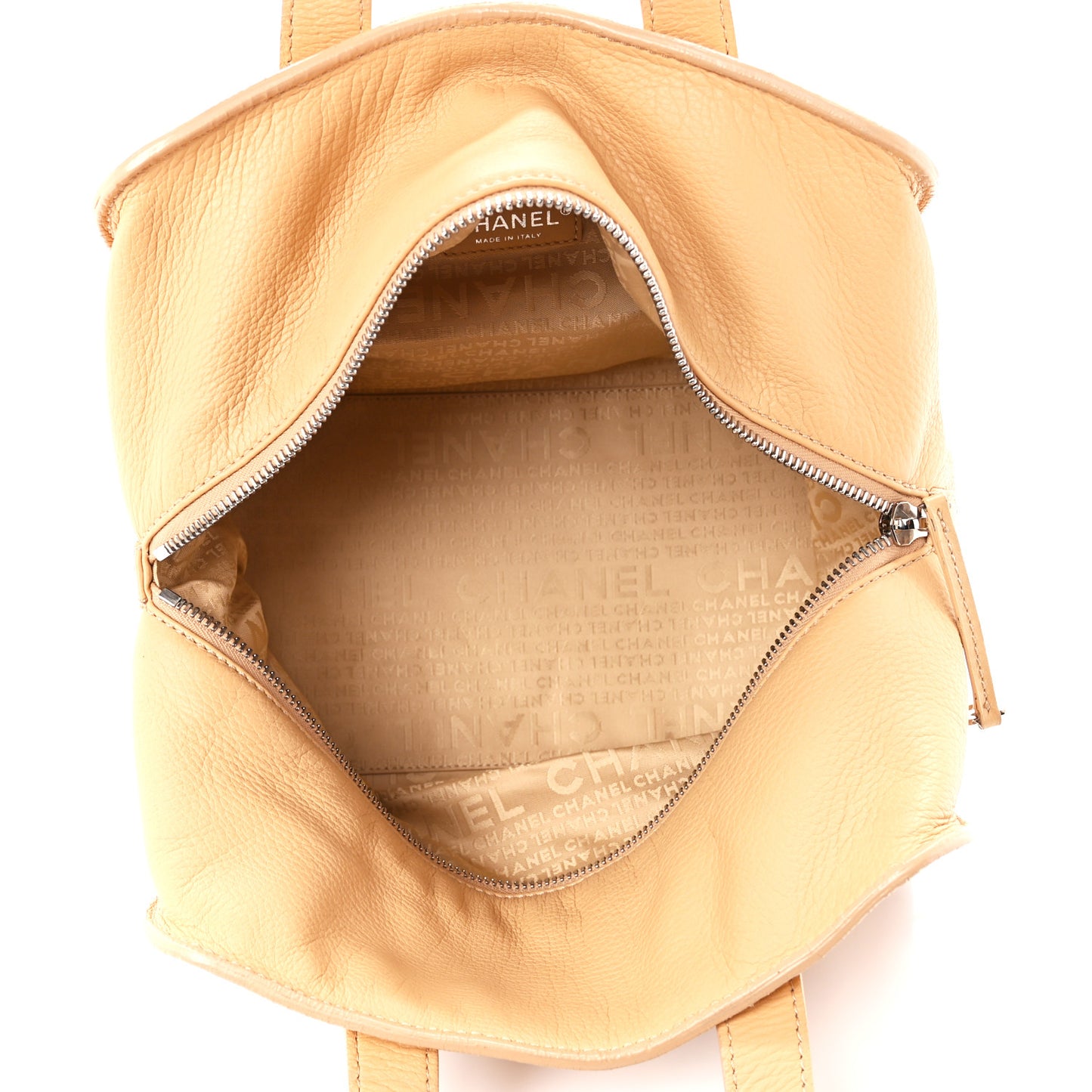 Deerskin Medium Bolt Bag Beige