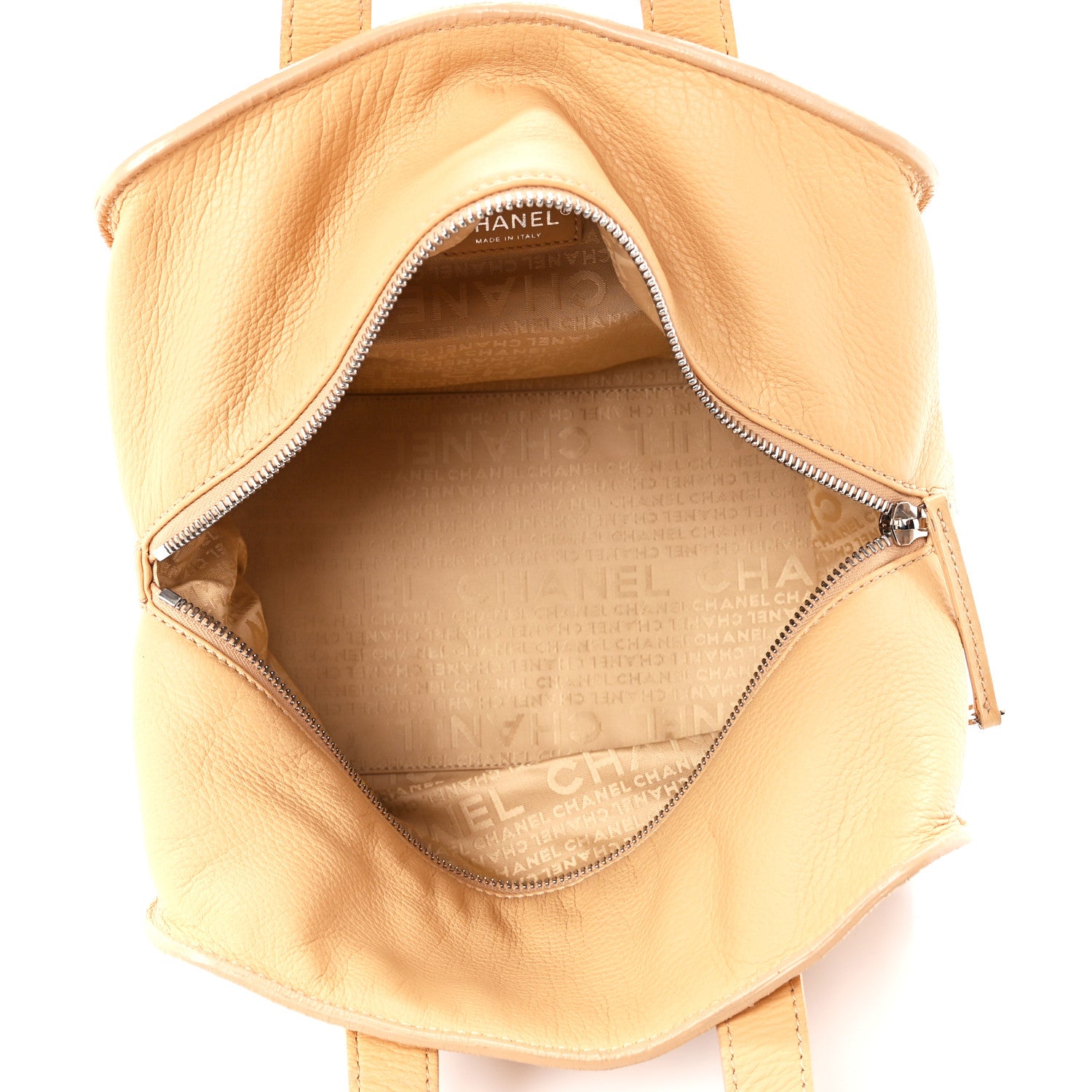 Chanel Deerskin Medium Bolt Bag Beige 5 of 11