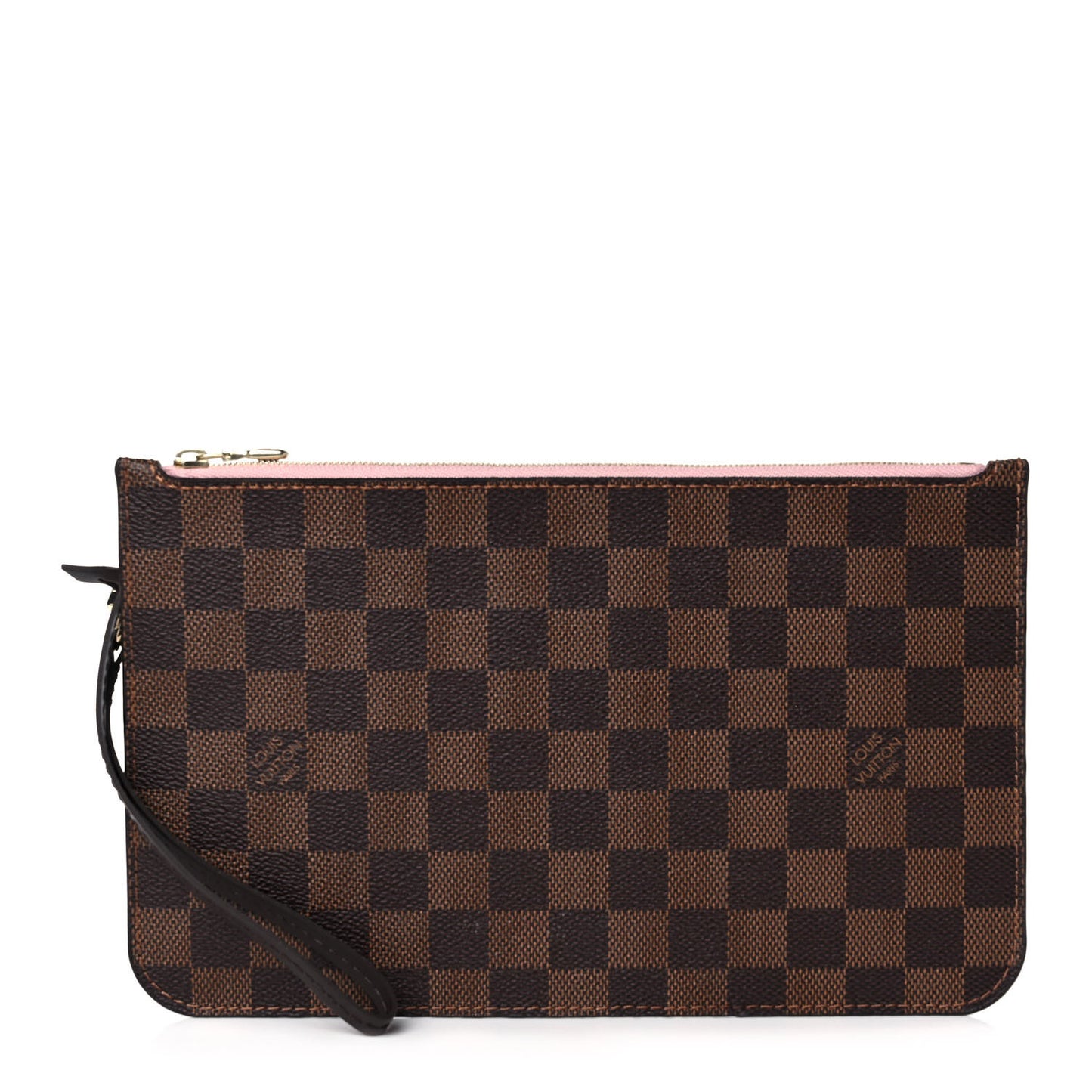 Damier Ebene Neverfull MM GM Pochette Rose Ballerine