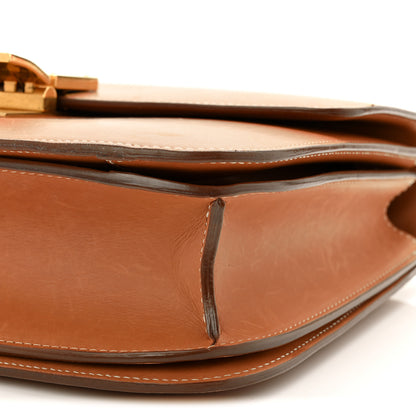 Celine Natural Calfskin Medium Classic Box Flap Bag Tan 10 of 13