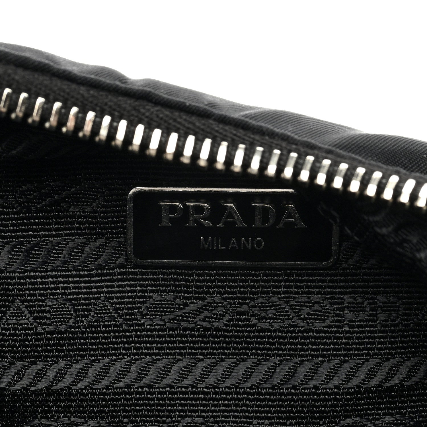 Prada Tessuto Nylon Saffiano Re-Edition 2006 Shoulder Bag Black 6 of 10