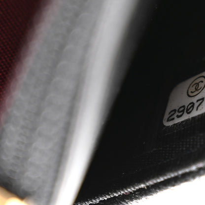 Chanel Goatskin Quilted Chanel 19 Wallet On Chain WOC Black 8 of 14