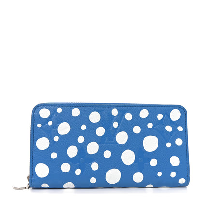 Louis Vuitton LV X YK Empreinte Zippy Wallet Blue White 1 of 6