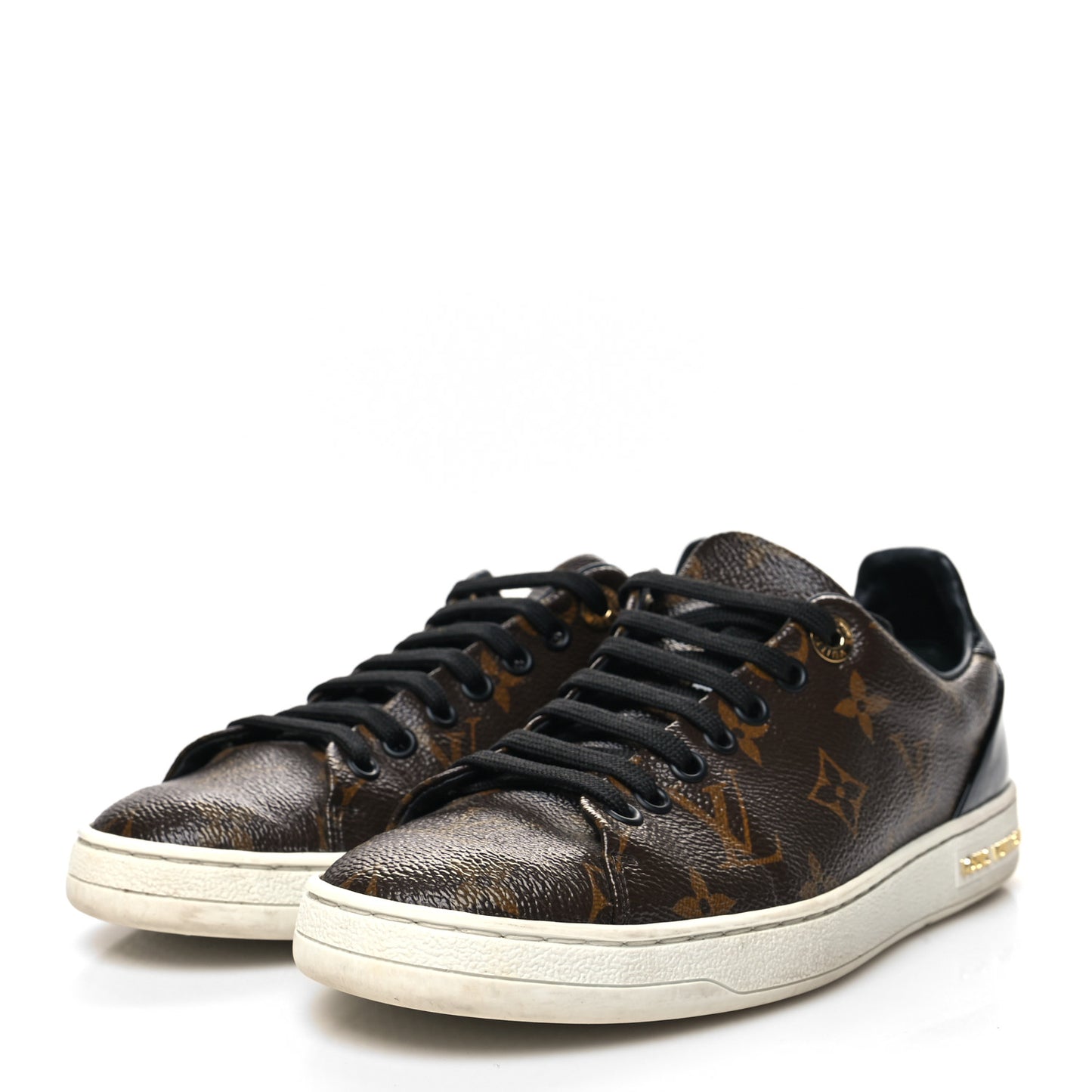 Patent Monogram Frontrow Sneakers 37