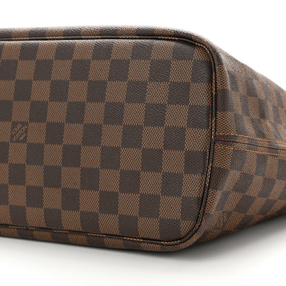 Louis Vuitton Damier Ebene Neo Neverfull MM Rose Ballerine 14 of 14