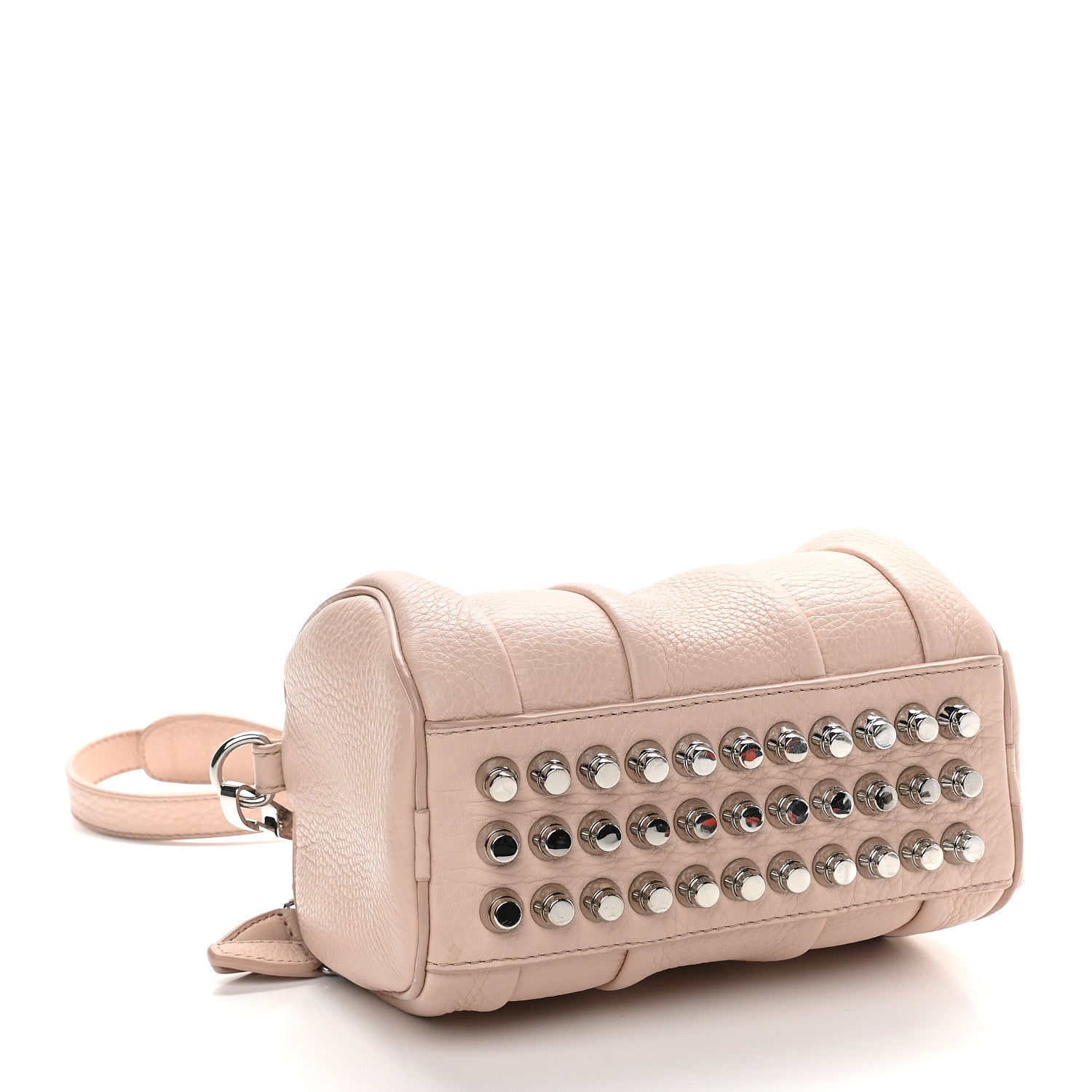 Alexander Wang Pebbled Lambskin Mini Rockie Pink Rhodium Hardware 4 of 8