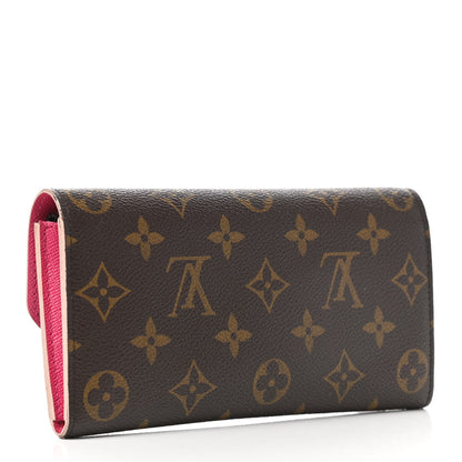 Louis Vuitton Monogram Bloom Flower Emilie Wallet 3 of 9