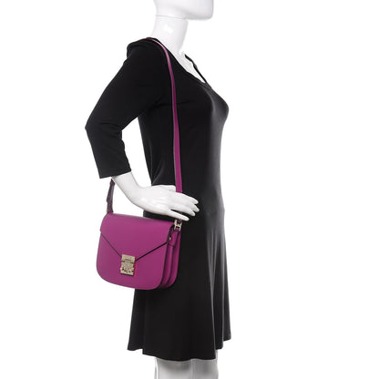MCM Calfskin Patricia Small Crossbody Bag Viva Lila 2 of 12