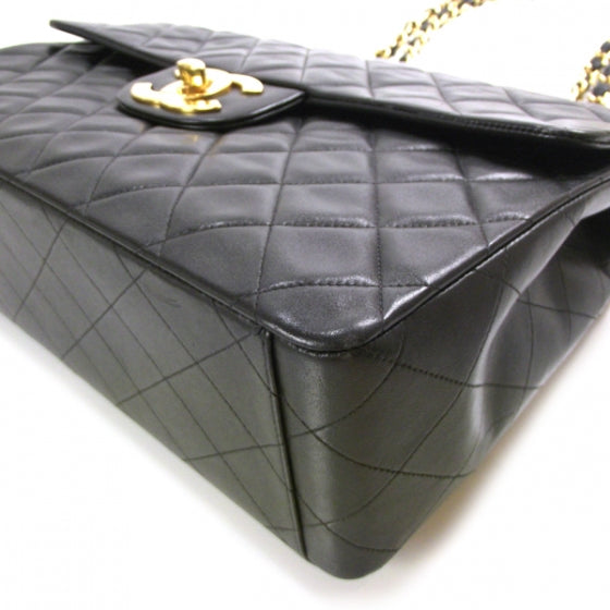 Chanel Lambskin XL Jumbo Flap Black 5 of 14