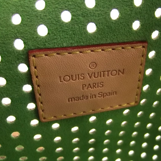 Monogram Perforated Musette Green