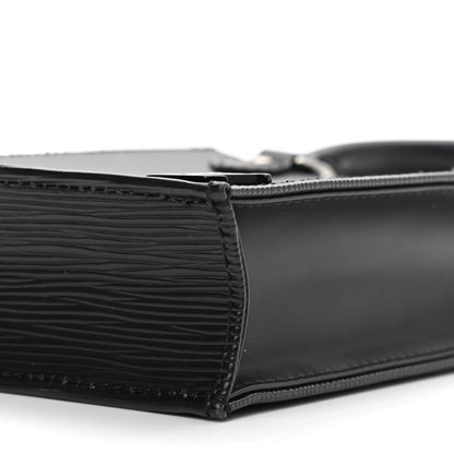 Louis Vuitton Epi Petit Sac Plat Black 9 of 9