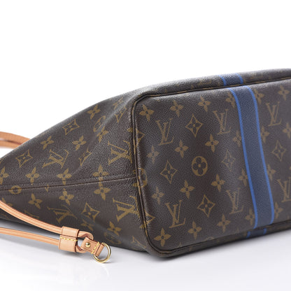 Louis Vuitton Monogram My LV Heritage Neverfull MM Blue Marine Blue Clair 8 of 9