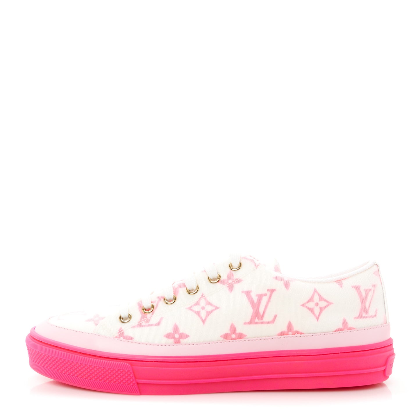 Technical Fabric Monogram Stellar Sneakers 38.5 Rose Pop