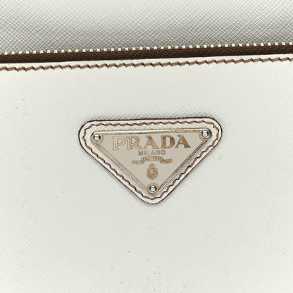 Prada Saffiano Travel Trolley Luggage White 8 of 14