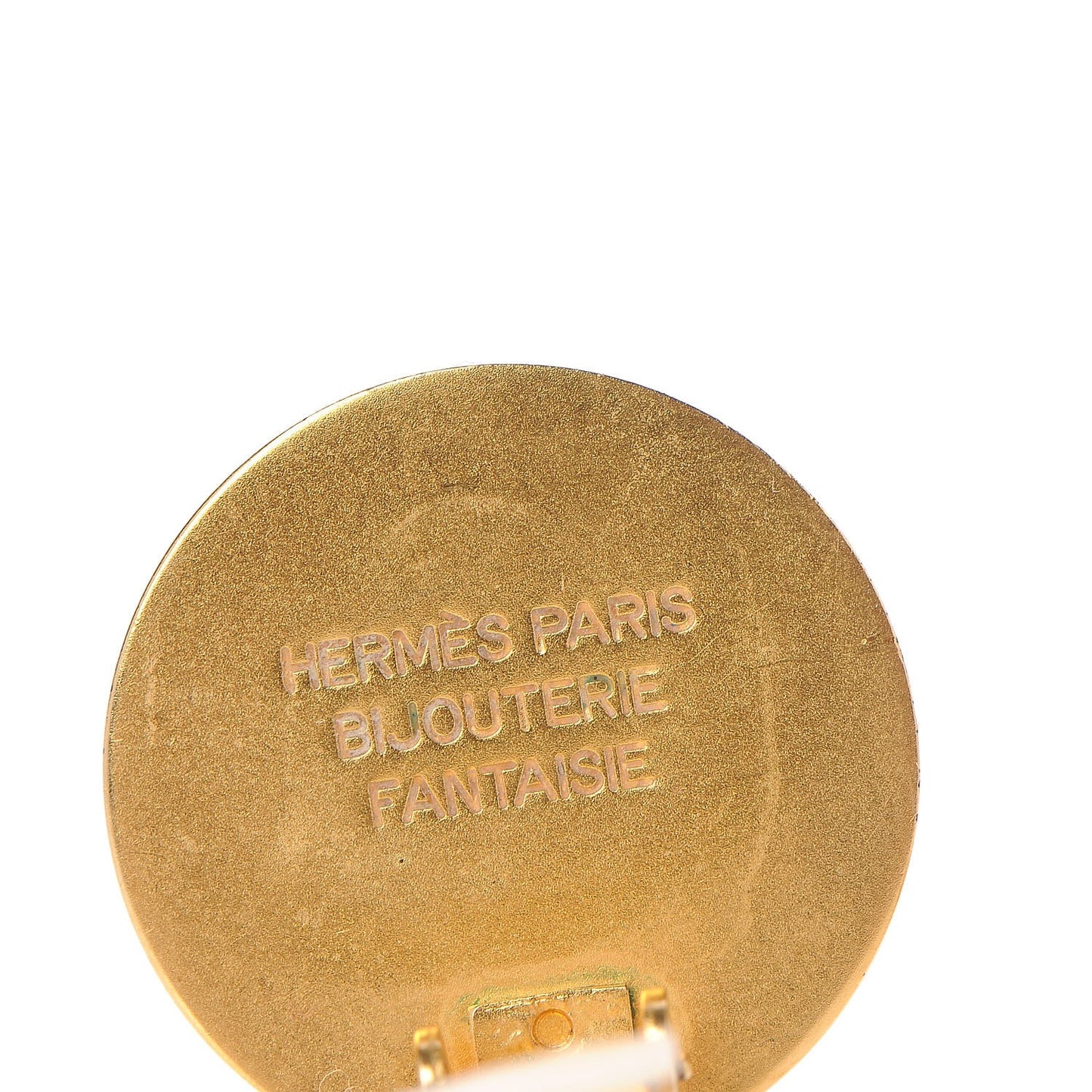 Clou De Selle Clip On Earrings Gold