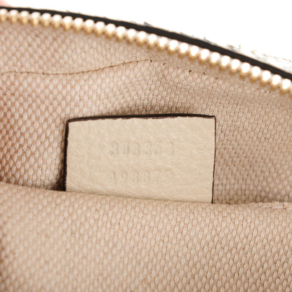 Gucci Python Small Soho Disco Bag Off White Nut Brown Beige 7 of 8