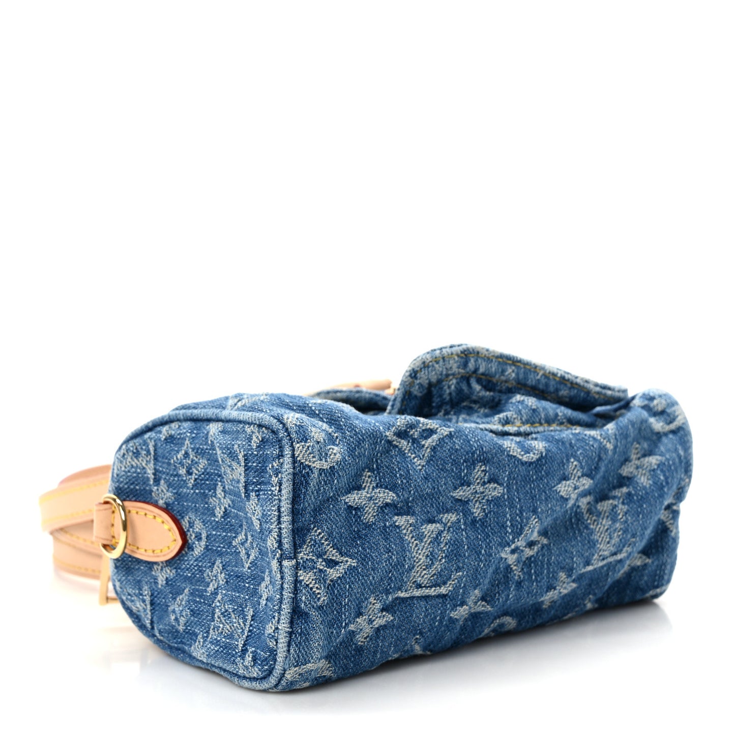 Monogram Denim Nano Speedy Blue