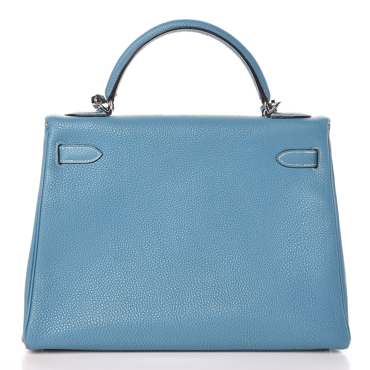 Hermes Togo Kelly Retourne 32 Blue Jean 4 of 43