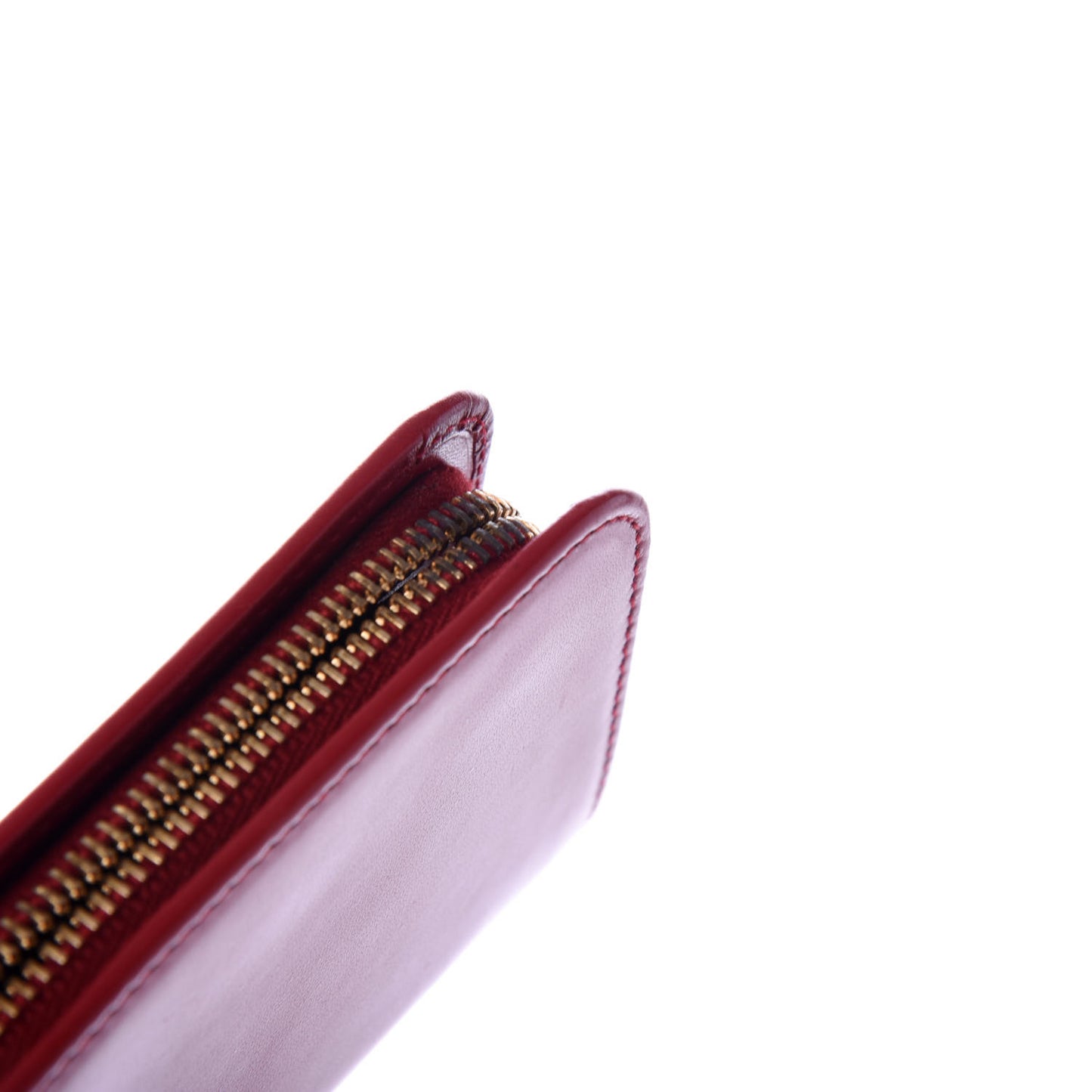 Calfskin Small Coin Purse Red