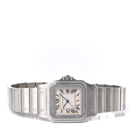 Cartier Stainless Steel 29mm Santos De Galbee Quartz Watch 3 of 9