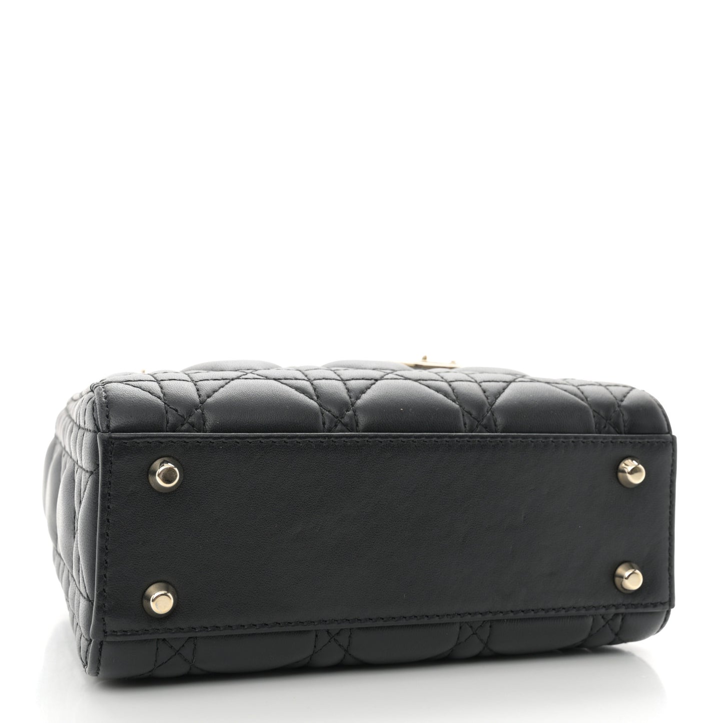 Lambskin Cannage Mini Lady Dior Black