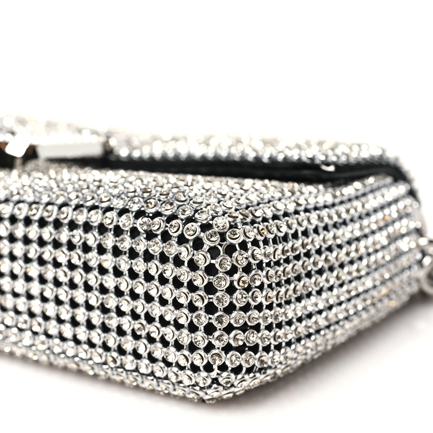 Marc Jacobs The Rhinestone J Marc Mini Shoulder Bag Silver 10 of 10