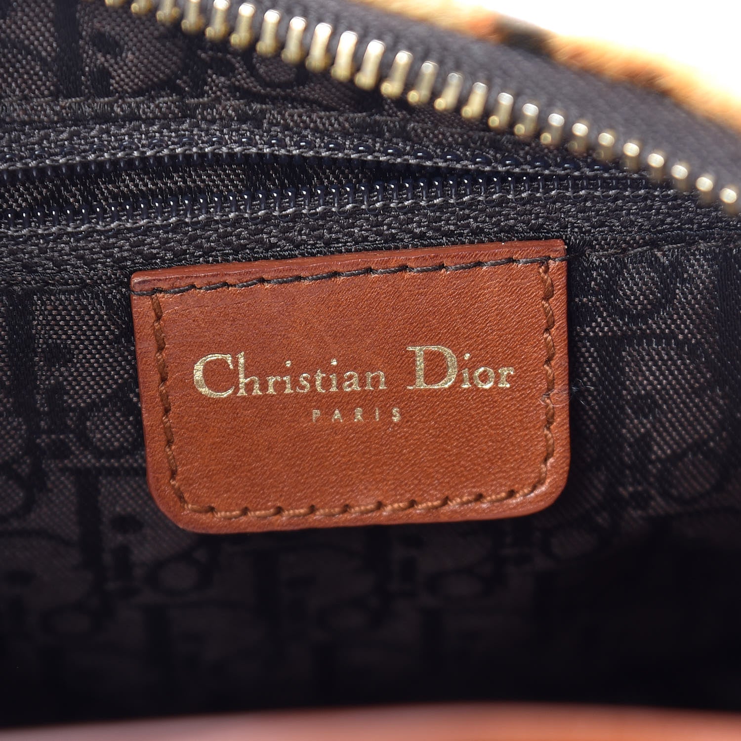 Christian Dior Pony Hair Leopard Print Street Chic Hobo 6 of 11