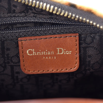 Christian Dior Pony Hair Leopard Print Street Chic Hobo 6 of 11